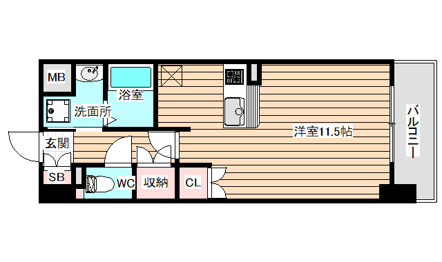 2階の間取り図