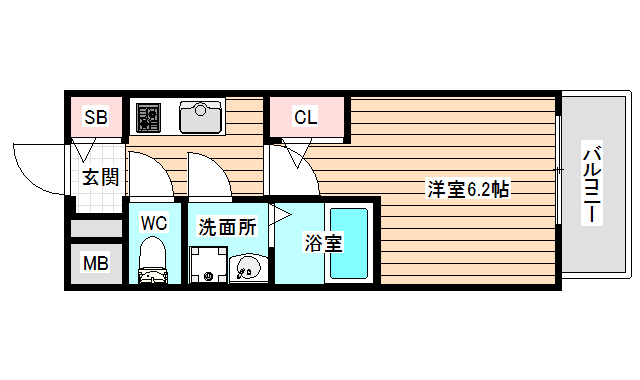 9階の間取り図