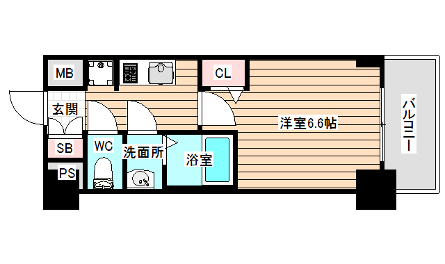 9階の間取り図