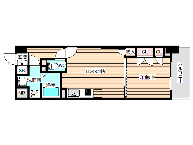 9階の間取り図