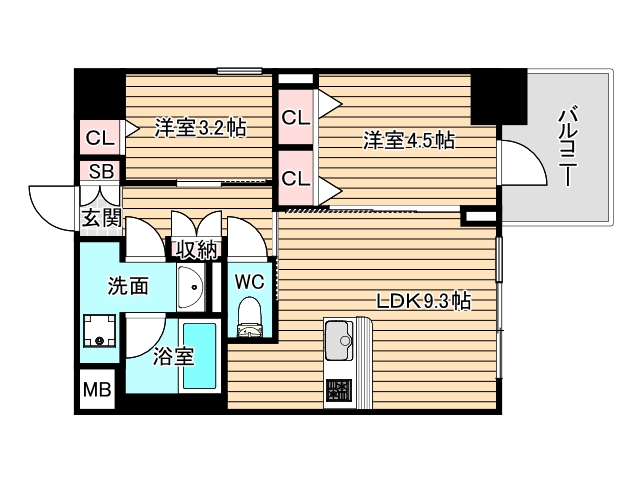 15階の間取り図