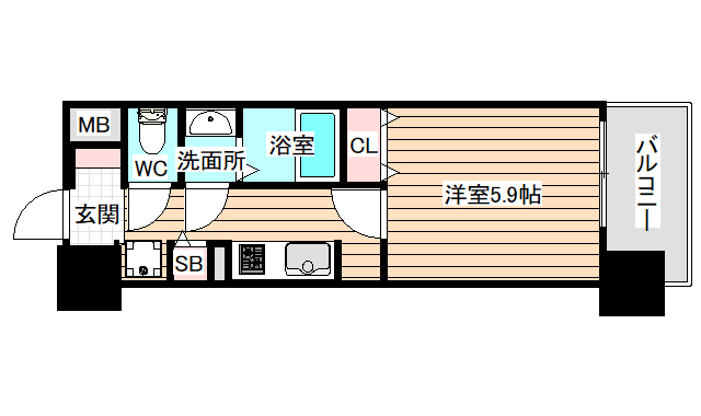 14階の間取り図