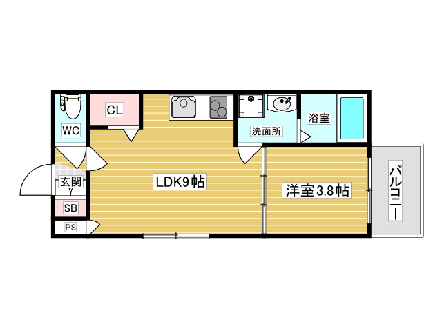 3階の間取り図