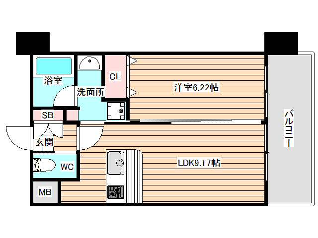 13階の間取り図