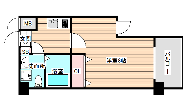 4階の間取り図