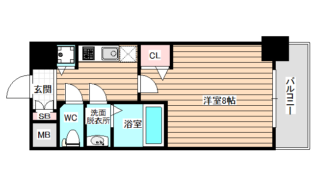 2階の間取り図