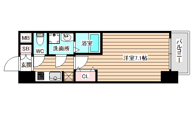 5階の間取り図