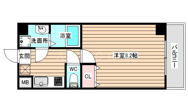 3階の間取り図
