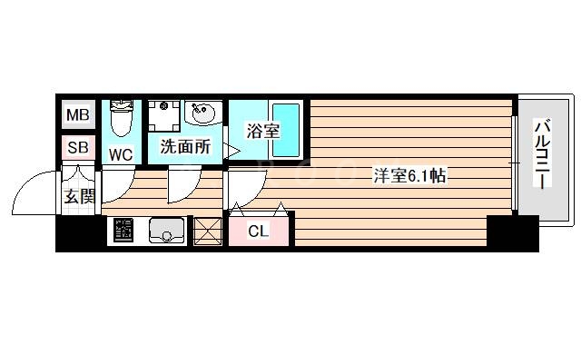 2階の間取り図