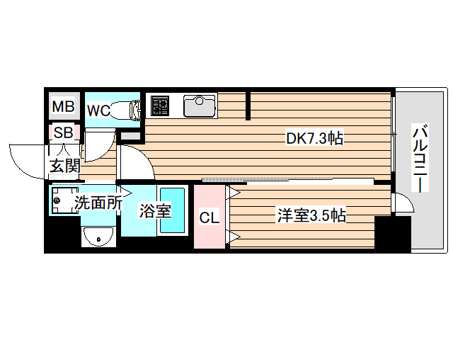 2階の間取り図