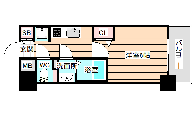 2階の間取り図