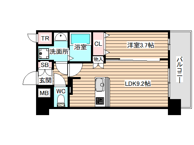 2階の間取り図