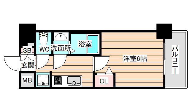 2階の間取り図