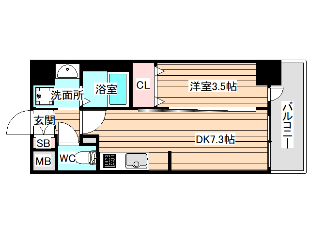 10階の間取り図
