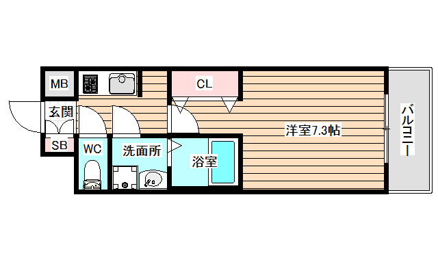 3階の間取り図