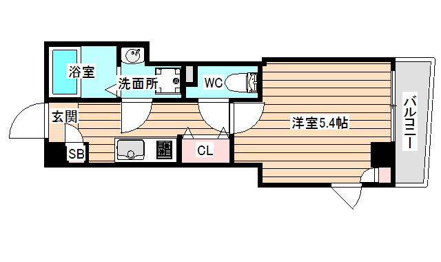 7階の間取り図