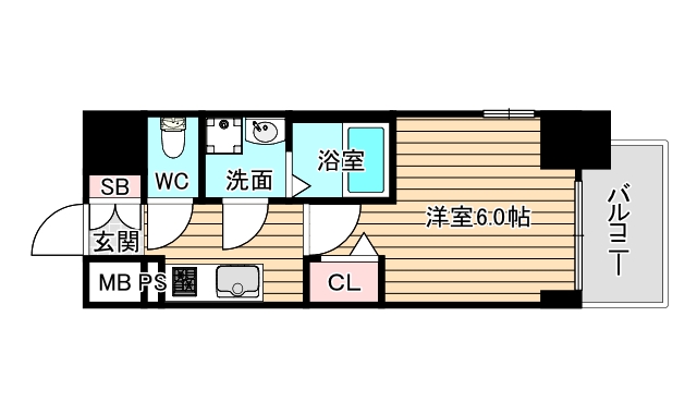 8階の間取り図