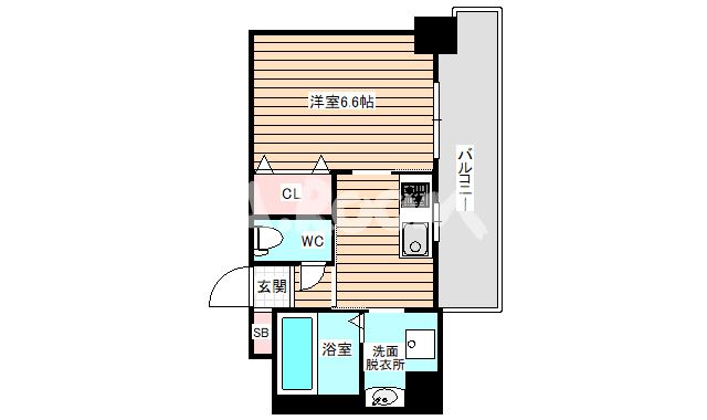 6階の間取り図