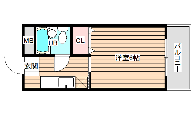 2階の間取り図