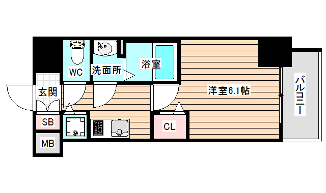 3階の間取り図
