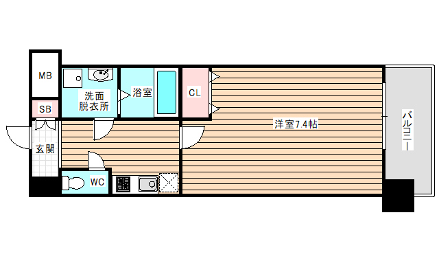 9階の間取り図