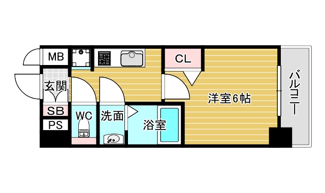 2階の間取り図