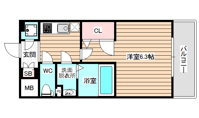 2階の間取り図