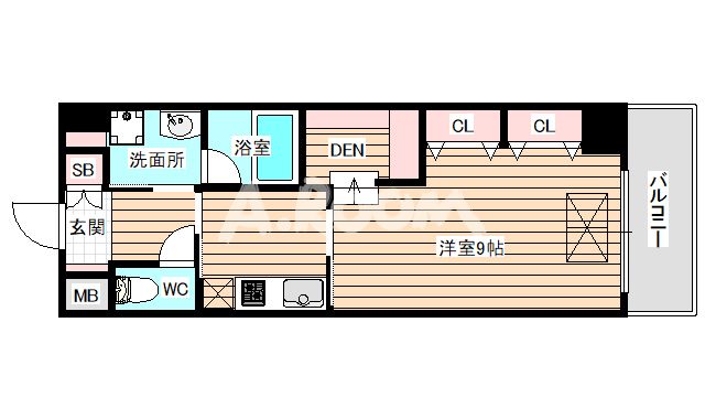 4階の間取り図