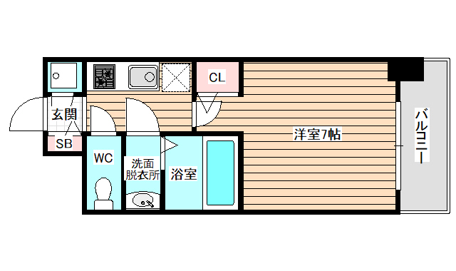 5階の間取り図