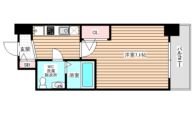 9階の間取り図