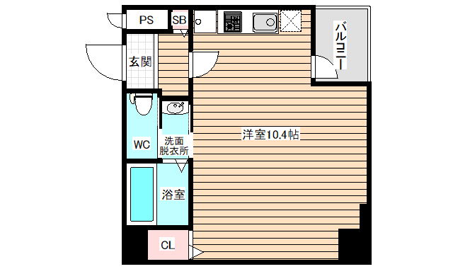 2階の間取り図