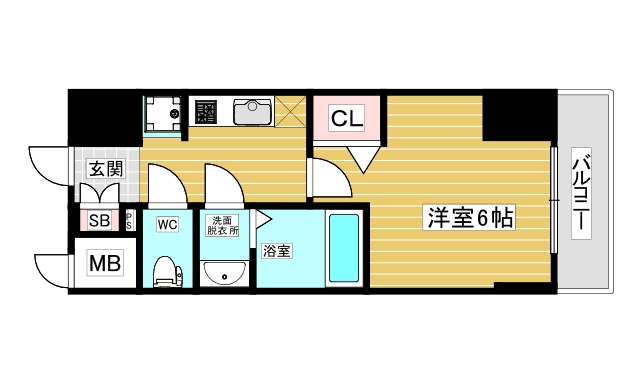 9階の間取り図