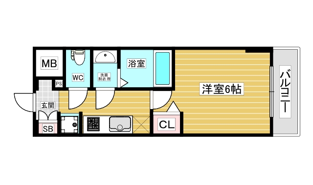 4階の間取り図