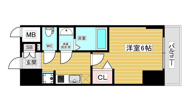 4階の間取り図