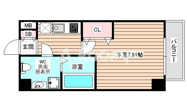 6階の間取り図