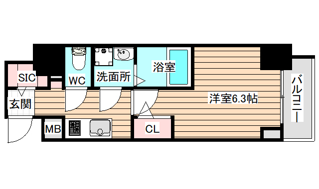 3階の間取り図