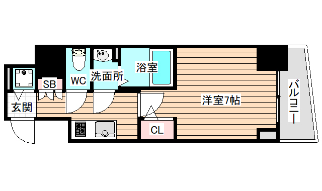 2階の間取り図