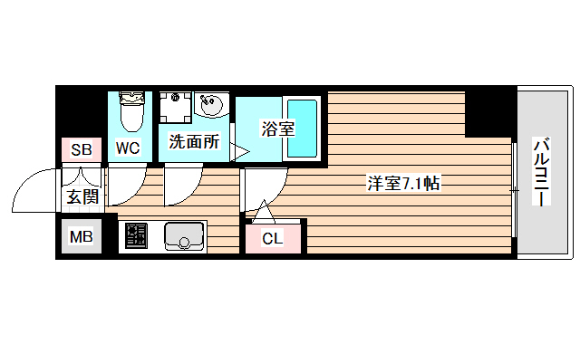 5階の間取り図