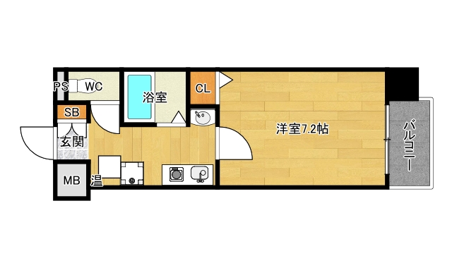 2階の間取り図