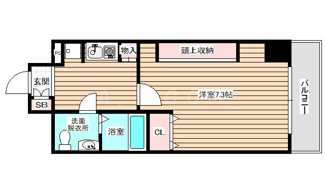 2階の間取り図