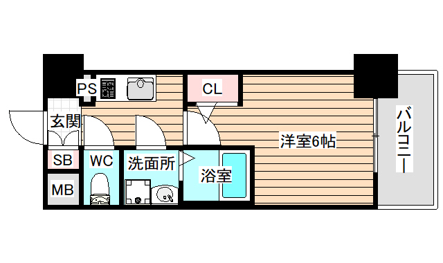 7階の間取り図