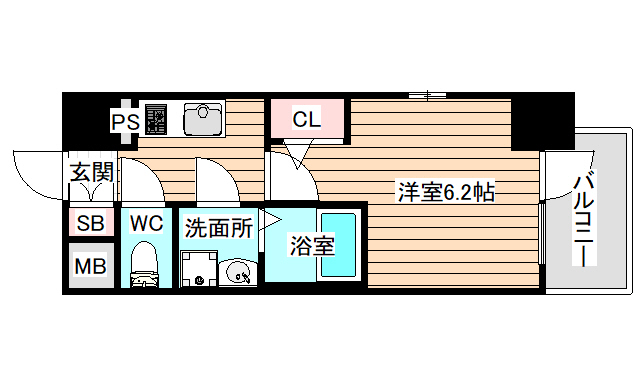 7階の間取り図