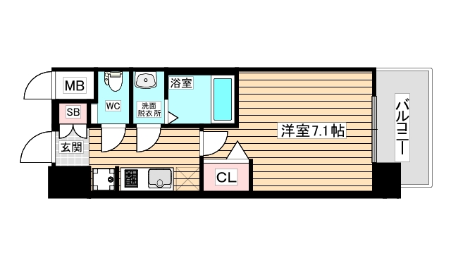 5階の間取り図