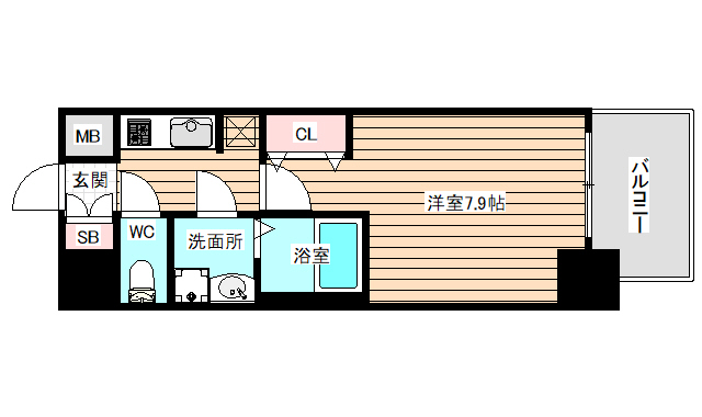 2階の間取り図