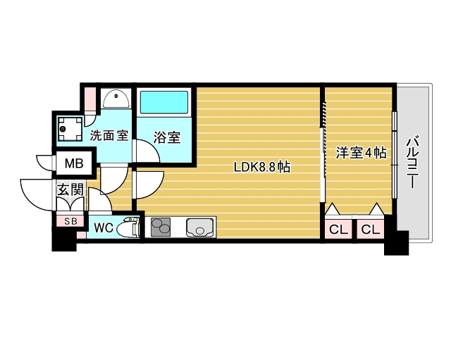 5階の間取り図