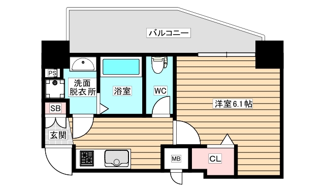 5階の間取り図