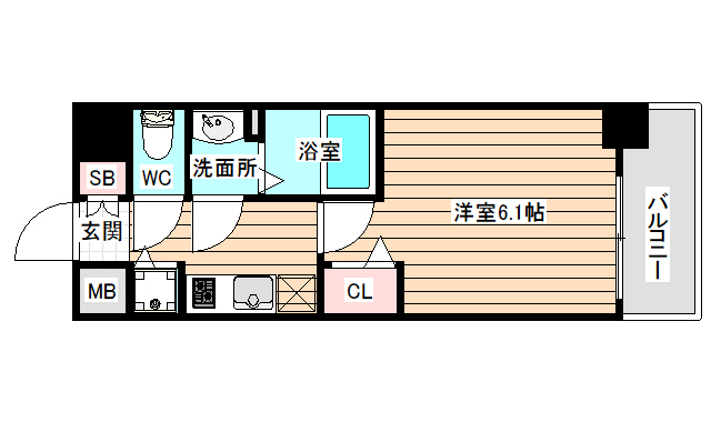 5階の間取り図