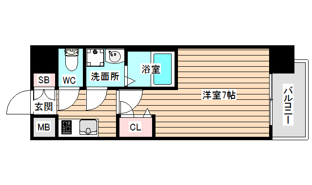 14階の間取り図