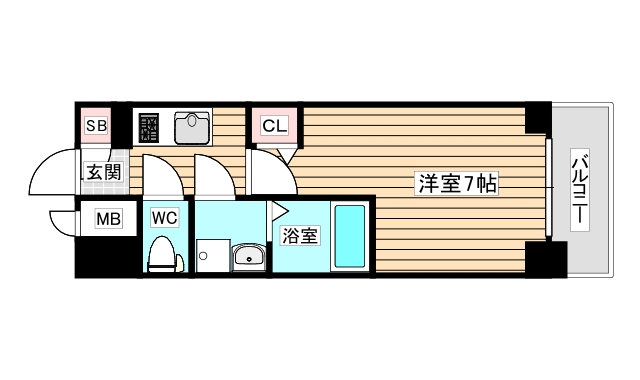 3階の間取り図