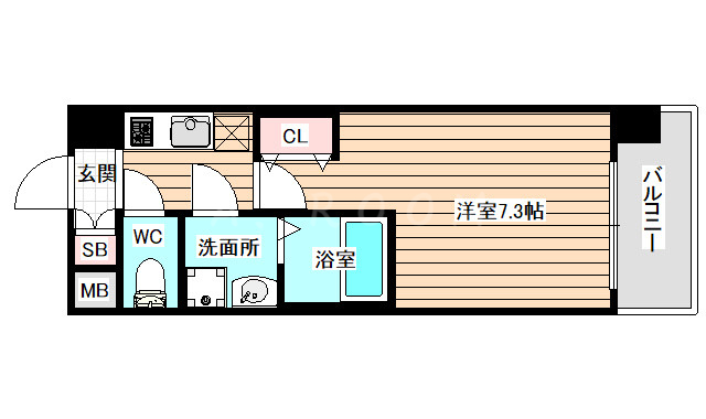 5階の間取り図